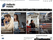 Tablet Screenshot of hellenic-hotels.com